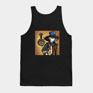 Anime Steampunk Boy Tank Top